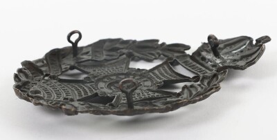 The Rifle Brigade Blackened Helmet Plate circa 1878-90. - 3