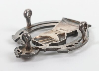 The Royal Armoured Corps Officer's Silver Hallmarked Cap Badge. - 4
