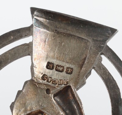 The Royal Armoured Corps Officer's Silver Hallmarked Cap Badge. - 5