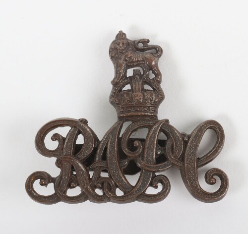 Royal Army Pay Corps King's Crown Officer's Service Dress Cap Badge.