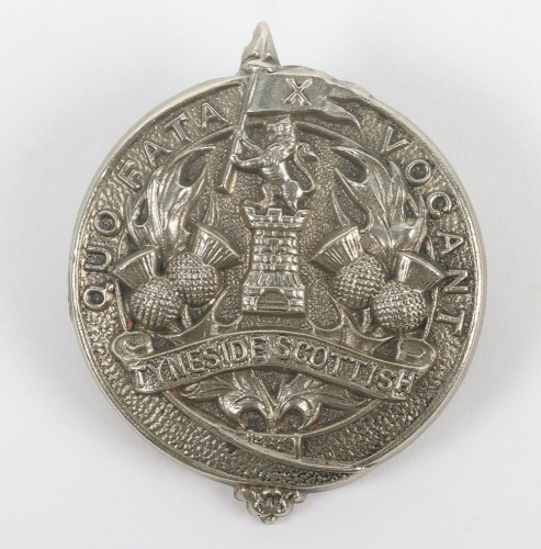 1914 Tyneside Scottish 1st Pattern Glengarry Badge.
