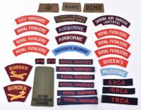Grouping of Cloth Shoulder Titles