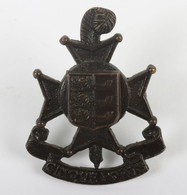 5th (Cinque Ports) Territorial Battalion The Royal Sussex Regiment Officer's Service Dress Cap Badge.