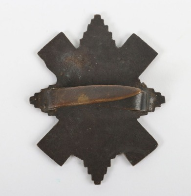 The 9th Battalion (Glasgow Highlanders) Highland Light Infantry Officer's Service Dress Glengarry Badge. - 2