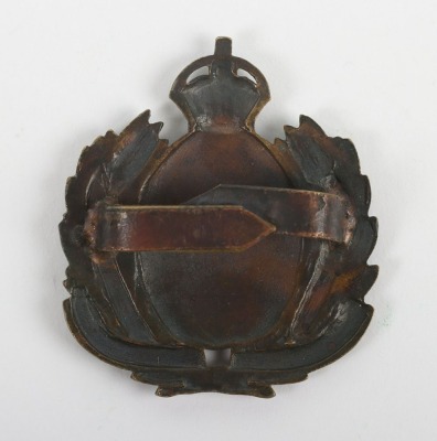 The 18th Hussars (Prince of Wales's Own) Officer's Service Dress Cap Badge. - 2