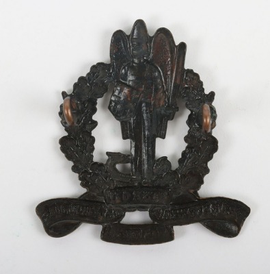 Dunfries-shire Volunteer Training Corps (V.T.C) bronze cap badge. - 2