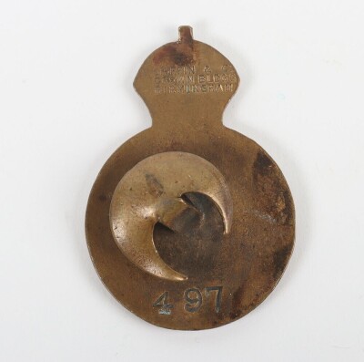 Harrow Local Defence Corps - Attached to National Reserve enamelled Button Hole Badge. - 2