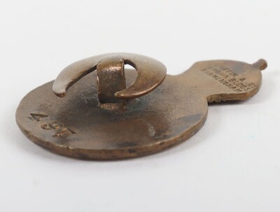 Harrow Local Defence Corps - Attached to National Reserve enamelled Button Hole Badge. - 3