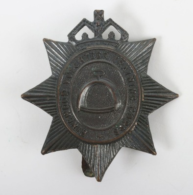 Rare Hampshire Ringwood Volunteer Training Corps (V.T.C) bronzed cap badge.