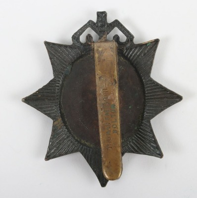 Rare Hampshire Ringwood Volunteer Training Corps (V.T.C) bronzed cap badge. - 2