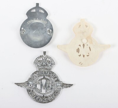Three Air Ministry Constabulary Cap Badges. - 2