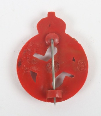 A WW2 Issue plastic Salvage Steward lapel badge. - 2