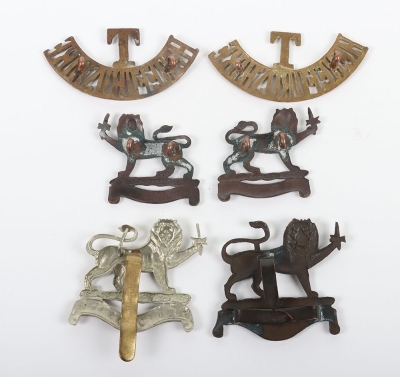 Herefordshire Regiment Badge Grouping - 2