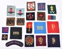 Selection of Cloth Insignia of Royal Artillery Interest