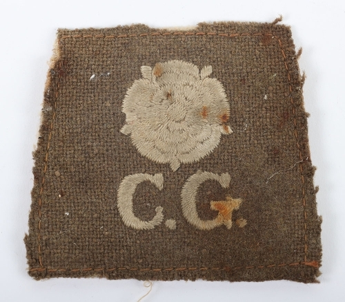 Scarce WW1 Coldstream Guards Slip-on Shoulder Title