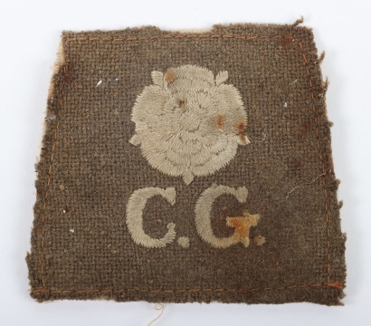 Scarce WW1 Coldstream Guards Slip-on Shoulder Title