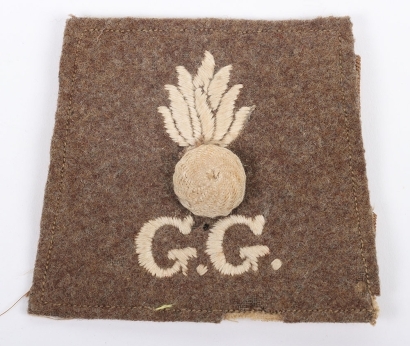 WW1 Grenadier Guards Slip-on Shoulder Title