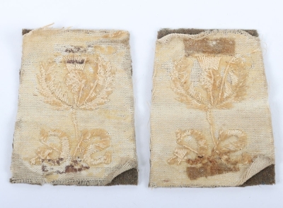 Pair of WW1 Scots Guards Slip-on Shoulder Titles - 2