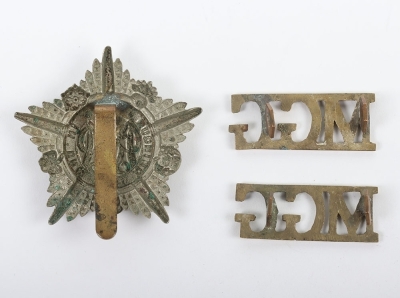 Machine Gun Guards Cap Badge and Shoulder Title Group - 2