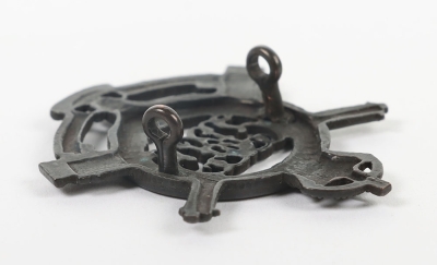 Scarce Guards Machine Gun Regiment Officers Cap Badge - 4