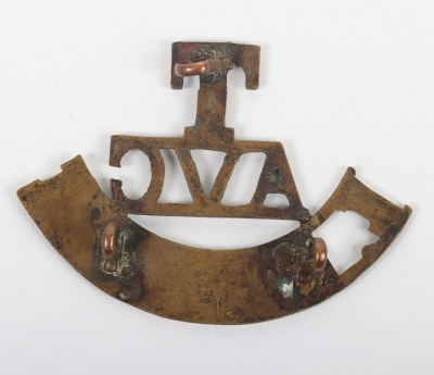 Rare WW1 Army Veterinary Corps Territorial Shoulder Title - 2