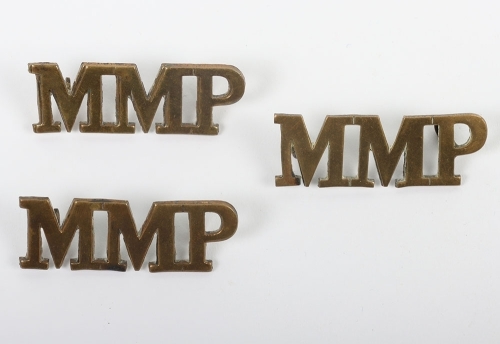 Military Mounted Police Shoulder Titles
