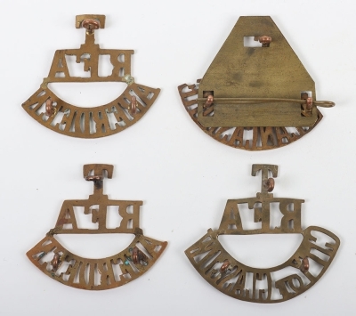 4x WW1 Royal Field Artillery Territorial Shoulder Titles - 2
