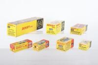 Seven Original Empty Dinky Toys Boxes