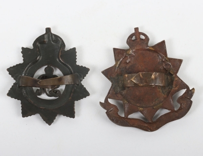 2x North Somerset Yeomanry Officers Cap Badges - 2