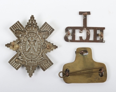 Highland Cyclist Battalion Other Ranks Cap Badge and Shoulder Titles - 2