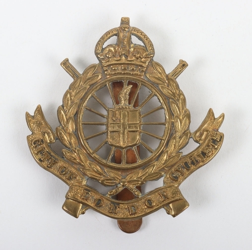 1st / 1st City of London Cyclists Cap Badge