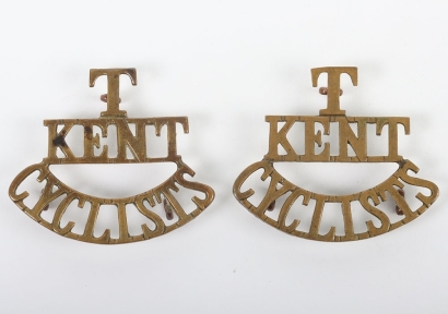 WW1 Kent Cyclists Shoulder Titles