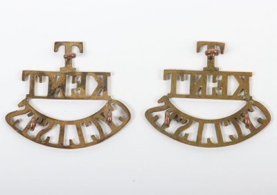 WW1 Kent Cyclists Shoulder Titles - 2