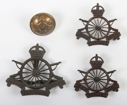 WW1 Army Cyclist Corps Officers Badge Grouping