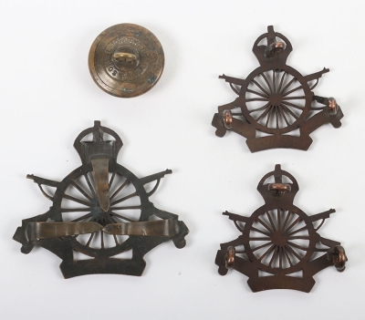 WW1 Army Cyclist Corps Officers Badge Grouping - 2
