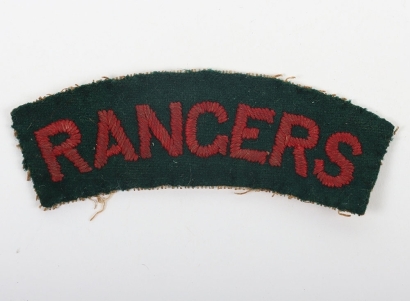 WW1 12th (Rangers) County of London Regiment Cloth Shoulder Title