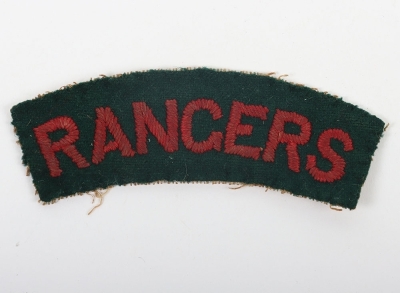 WW1 12th (Rangers) County of London Regiment Cloth Shoulder Title