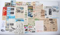 Dinky and other catalogues and leaflets