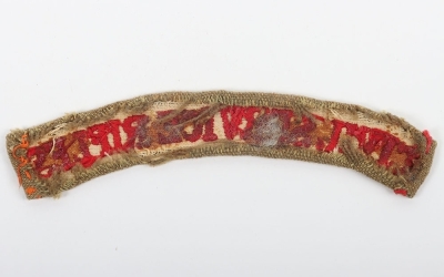 WW1 15th (Civil Service Rifles) County of London Regiment Cloth Shoulder Title - 2