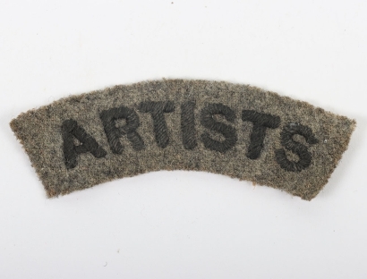 WW1 28th (Artists Rifles) Cloth Shoulder Title