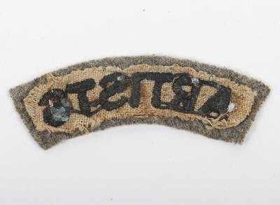 WW1 28th (Artists Rifles) Cloth Shoulder Title - 2