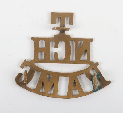 Rare WW1 Territorial Shoulder Title of the Northumbrian Clearing Hospital Royal Army Medical Corps - 2