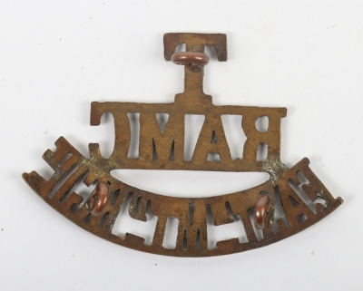 Scarce WW1 Eastern Mounted Brigade Royal Army Medical Corps Territorial Shoulder Title - 2