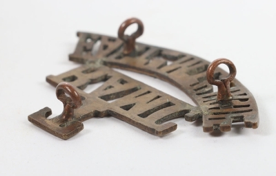 Scarce WW1 Eastern Mounted Brigade Royal Army Medical Corps Territorial Shoulder Title - 4