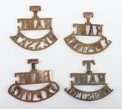 4x WW1 Royal Army Medical Corps Territorial Shoulder Titles - 2