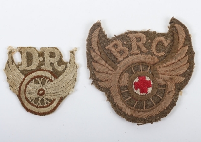 WW1 British Red Cross Society Cloth Drivers Badge