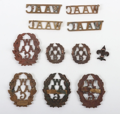 Grouping of Women&rsquo;s Army Auxiliary Corps Badges and Insignia - 2
