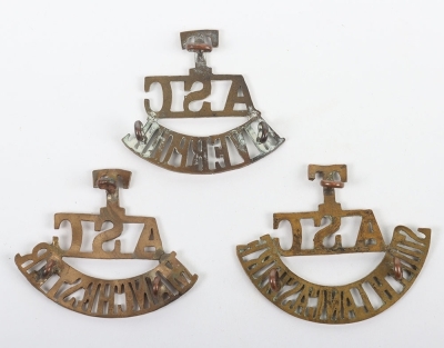 3x Army Service Corps Territorial Shoulder Titles - 2