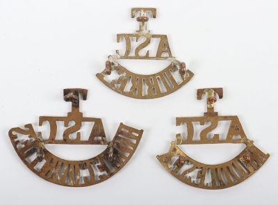 3x Army Service Corps Territorial Shoulder Titles - 2