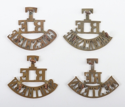 4x Royal Engineers Territorial Shoulder Titles - 2